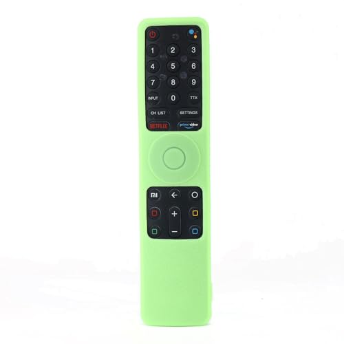 Silikonhülle Kompatibel mit Xiaomi Mi Smart TV 4S Fernbedienung, Fernbedienungsschale für Xiaomi Smart TV, stoßfeste Schutzhülle für Xiaomi TV Fernbedienung