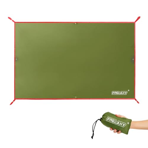 Frelaxy Tent Footprint, Waterproof Camping Tarp, Durable Tent Floor to Elevate Your Camping, Hiking, Backpacking, Hammock, Beach Experience