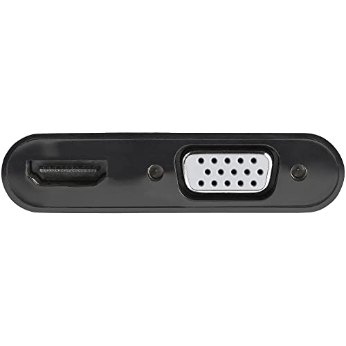 Image of StarTech.com DisplayPort to HDMI VGA Adapter - DP 1.2 HBR2 to HDMI 2.0 (4K 60Hz) or VGA 1080p Converter Dongle - DP to HDMI or VGA Monitor Adapter - Digital Video Display Adapter (DP2VGAHD20)
