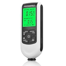 New Digital Coating Thickness, Ultra high Probe, Paint Mil Thickness Meter for Automotive Paint Thickness Measurement, Measuring Range 0 to 2000UMWhite
