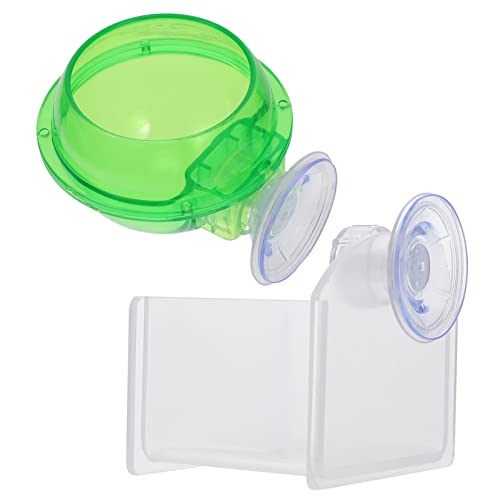 HOLIDYOYO Reptile Feeder Bowl Set Reptile Pet Waterer Small Turtle Bowl Pet Supplies