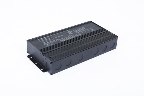 Image of 600W Dimmable LED Driver 24V, 5-in-1 Dimming ELV /MLV /TRIAC / 0-10V / 1-10V / 10V PWM /Potentiometer, Waterproof IP66 and UL Listed5 in1 Transformer for Single White Color AC to DC Power Supply