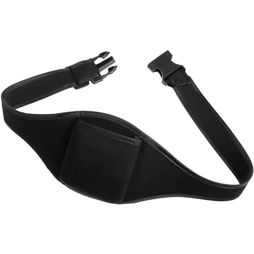 DEARMAMY Microphone Belt With Anti-fall Strap Microphone Belt Bag Adjustable Waist Bag Neoprene Microphone Bag For Fitness Instructors Talking In