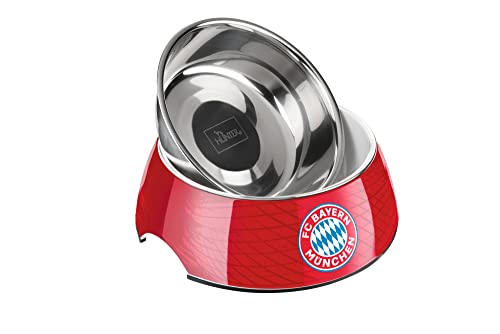 Hunter FC Bayern München Melamin-Napf, Futternapf, Trinknapf, 350 ml, rot, 69238