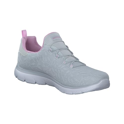 Image of Skechers Track-Ripkent Men's Trainers, Light Grey Mesh Lavender Trim, 6 UK