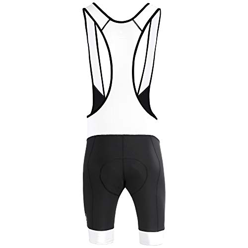 Men\'s Cycling Bib Shorts, 4D Padded Bike Tights Compression Bicycle Pants(Black,4XL) - Thumbnail 6