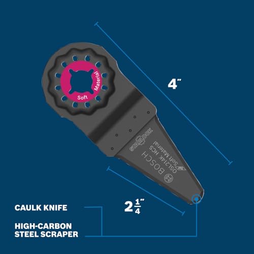 Image of Bosch OSL214K 2-1 /4 In. Starlock Oscillating Multi Tool Caulk Knife Blade