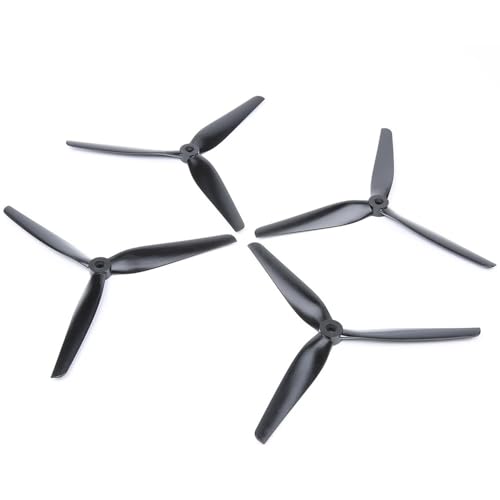 Hélice 8040 MacroQuad tripale en fibre de verre augmentant la poussée des drones FPV 8 pouces