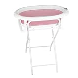 ✩♻️ [ Fonctionnalité] ―♥ {HUOLE} – Poignée intégrée pour fixer le pommeau de douche sur le rebord. Bouchon hermétique pour évacuer l'eau sans soulever la baignoire pliable bébé sur pied. Pour bébés de 0 à 36 mois, poids max. 30 kg.