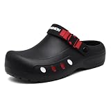 MEIAGDT Scarpe antinfortunistiche da uomo, antiscivolo, impermeabili e a prova di olio, co...