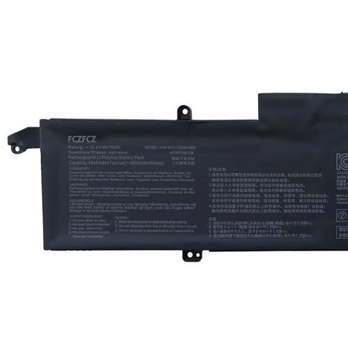 Image of C41N1908 Battery 76Wh 4940mAh Replacement for Asus ROG Zephyrus G14 GA401 GA401IV GA401IH GA401II GA401IU Series C41PQ05 4ICP4 /59 /134 0B200-03610000 0B200-03610100 0B200-03610200 15.4V