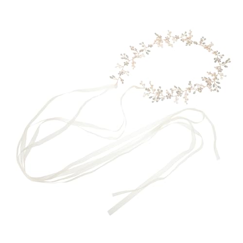 1Pc Handmade Pearl Flower Wedding Waist Belt Bridal Sash for Dress Decoration Elegant Accessory for Bride Gown Gorgeous Rhinestone Detail for Memorable Moments Versatile Use