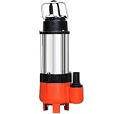 Mini Submersible Portable Electric Water Pump 400W Submersible Pump 220V Non-blocking Submersible Dirty Water Pump Pump Bore Sewage Garden Well Tank Cleaning Tool Bomba