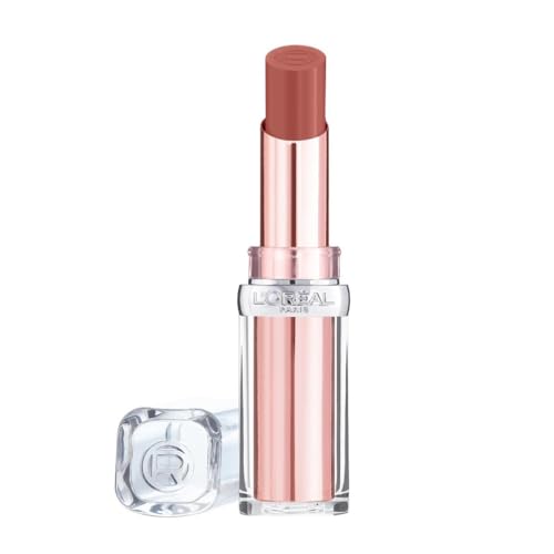 L'Oréal Paris Color Riche Glow Paradise, Rossetto e Burro a Cacao 2-in-1, Per Labbra Nutrite e dal Look Naturale, Finish Rimpolpato e Brillante, Texture Cremosa, Tonalità: Nude Heaven