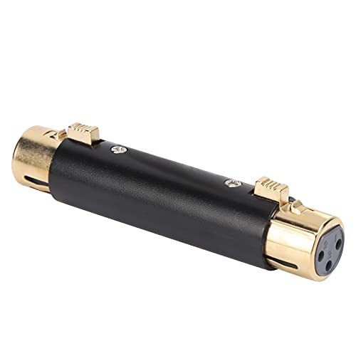 Adaptador de áudio de 3 pinos, conector de equipamento de gravação Adaptador de áudio para cabos de