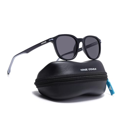 Image of Voyage Square UV Protected & Polarized Sunglasses for Men & Women