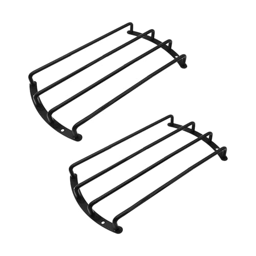 ZNDAW 2 PCS Car Speaker Grill Cover, 10 Inch 4 Bar Audio Subwoofer Grill Grille Cover Guard, Universal Metal Bars Speaker Grille Protective Covers for Car Audio Subwoofer