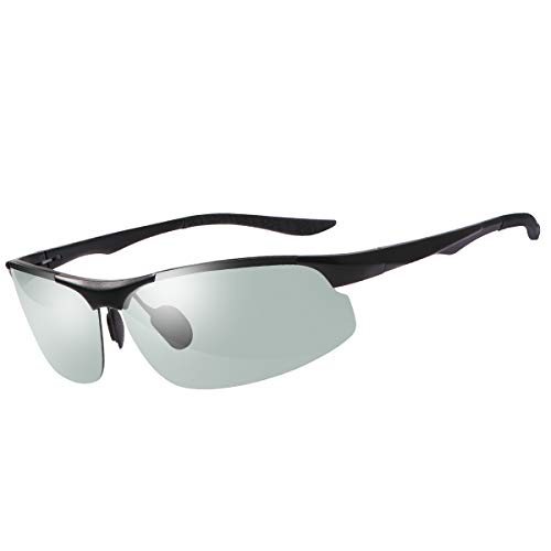 MIRYEA Gafas de Sol Hombre Deportivas Polarizadas Fotocromaticas Para Hombre y Mujer Conducción...