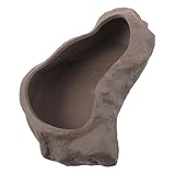 Única similar a la piedra: el diseño de similar a la piedra de esta agrega un toque único y elegante a la decoración de su hogar, con cuenco de flor de , suculenta