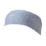 YueShengYCHUANG Figure Skating Headband, Sweat-Absorbing Headband for Gym and Football, Cloudy Blue