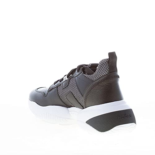 Hogan Donna Interaction Sneaker in Pelle e Tessuto...