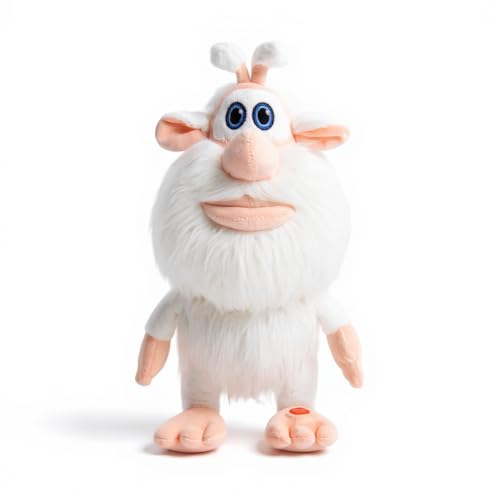 Booba Jouet en peluche parlant 34 cm, peluche interactive sous licence officielle, animal en peluche doux et câlin, répétez ce que vous dites pour les fans des enfants