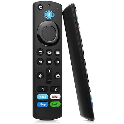 Replacement Voice Remote Fit for All Fireseries TV Cube/Stick, Compatible with Firestick 4K Max/4K (1st/2nd Gen), TV Stick (2nd/3rd Gen)/Lite/HD, and for All TCL, Insignia-Toshiba-Pioneer Smart-TVs