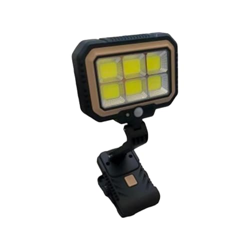 Farola solar plegable con sensor de movimiento para valla patio balcón jardín y pasamanos