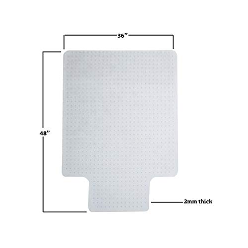 PVC Clear Floor Mat 36 x 48 Inches (3 feet x 4 feet) (Carpet, 1 Pack) - Thumbnail 4