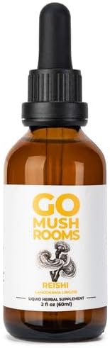 REISHI Tintura - Suplemento de hongos corporales fructíferos extraídos dobles para apoyar el descanso y la relajación - Reishi para la salud