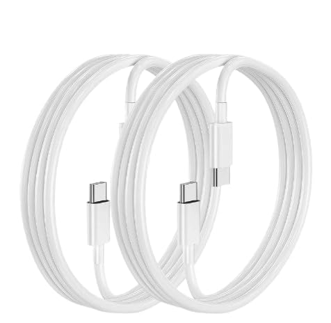 Fast Charging 1m Braided Type C to Type C Cable for Smartphones, Tablets, Laptops & other Type C devices, PD Technology, Data Sync (White) 2pack (CABL-20W-06) (B0CN4L7DZB) Amazon Price History, Amazon Price Tracker