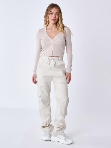 Project X Paris Bluza Sudadera Beżowa Rozmiar XS, nowoczesny styl rekreacyjny