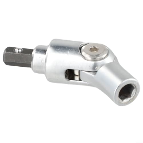 Cacciavite elettrico con rotazione di 180 gradi, cambio di direzione con gambo esagonale da 6,35 mm, adattatore angolare regolabile per attività in spazi ristretti