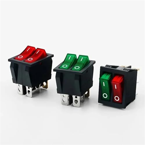 Interruptor basculante doble KCD6 para solucionar fallos de encendido en cuadros eléctricos de barcos 2