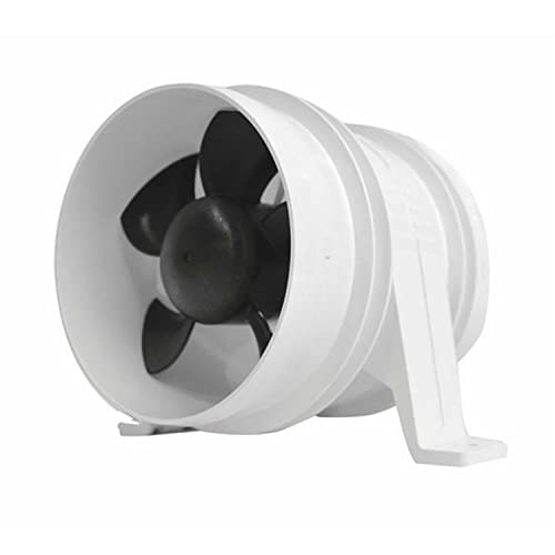 Attwood Fo2836 Turbo 4000 In-Line Blowers, White 4"(1749-1) #TOP2