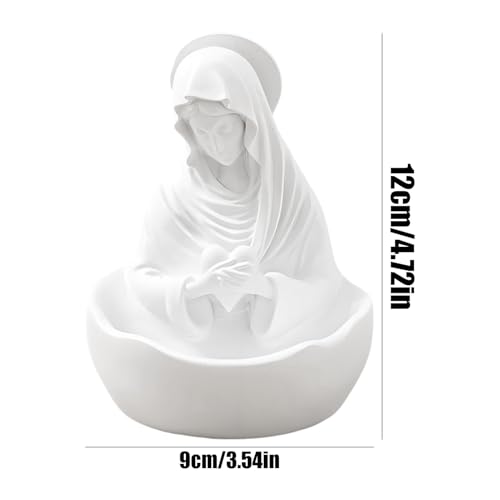 Chapelet et porte-chapelet Marie pour cheminée et table à manger - 6