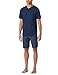 Produktbild Schiesser Herren Schlafanzug kurz V-Ausschnitt-Nightwear Set Pyjamaset, Admiral_182200, 50
