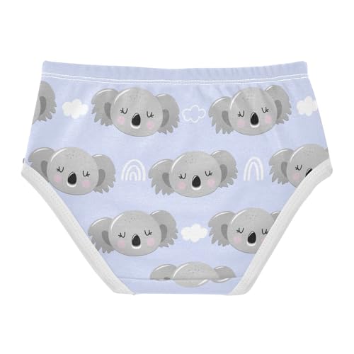 Wusikd Koala Bear Girls' Underwear Cotton Animal Girls Briefs Soft Toddler Underwear 4T Multi2