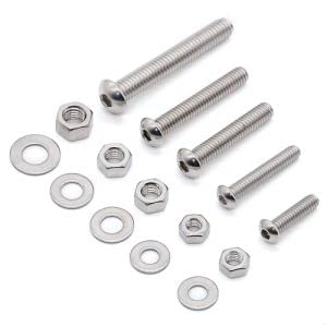 Vis à tête cylindrique 3/8"-16 pour constructions mécaniques et montages bois