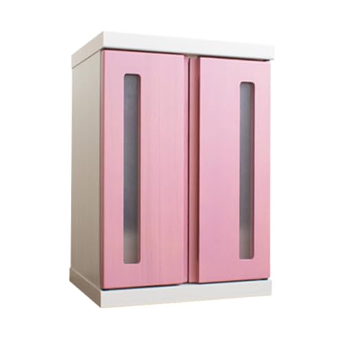 WOODPAL 大川家具 ペット用仏壇 メモリアルボックス 木製 メモリアル用品 ペット供養 ペット 仏壇 仏具 コンパクト 祭壇 骨壺収納 ペットグッズ (ピンク)