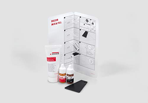 Reparaturset Decor Mix & Fill hell | Reparatur von Laminatböden - Laminat reparieren mit Auffüllpaste Spachtelmasse im Set