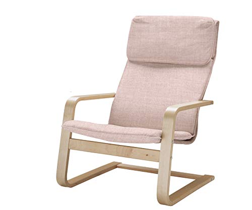 Vinylla Funda de repuesto para sillón compatible con IKEA Pello (poliéster, rosa)