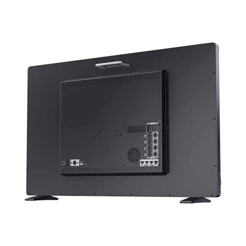 Image of LILLIPUT UQ31 31.5-Inch 4K Production Monitor with HDR, 3840x2160 Resolution, 1000 Nits Brightness, 12G-SDI and HDMI 2.1 Inputs, Waveform Tools, Battery Plate (UQ31-ABBP with Gold Mount Plate)