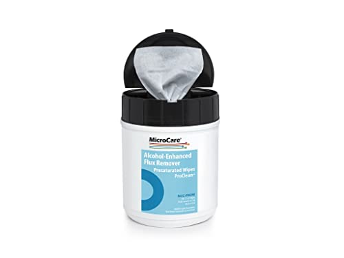 Micro Care MCC*PROW Alcohol Enhanced Flux Remover PreSaturated Wipes
