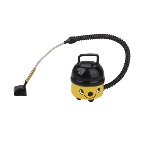MagiDeal Aspirateur miniature pour maison de poupée, mobilier multifonctionnel, outil de nettoyage, accessoires et produits d'entretien ménager, Jaune