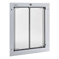Plexidor Dog Door Clear Glass Insert for French Doors - Energy Efficient Clear Glass Pet Door