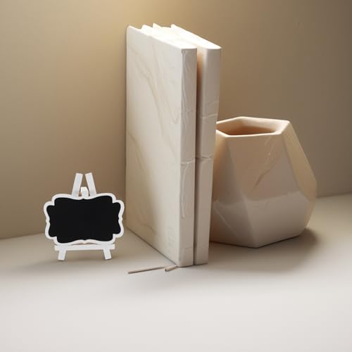 Mini pizarra rectangular reutilizable pack de 15 cartelitos de tiza para decoración 6