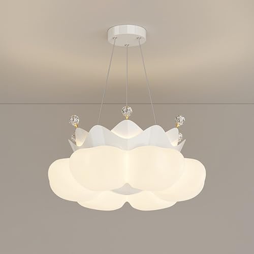 Lampe suspendue couronne dessin animé pour illuminer une chambre de fille ou garçon
