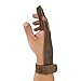 Valhalla Gear, Archery Index Finger Protector, Recurve Bow, Shooting Targeting for Men and Women, Training, Full Grain Leather, Handmade Cosplay Accessories, Bourbon Brown