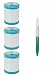 Coats & Clark Dual Duty Plus Button & Carpet Cotton Thread 50 Yds (3-Pack) White Bundle with 1 Artsiga Crafts Seam Ripper S920-0100-3P